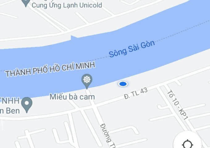 Đất mặt tiền sông Sài Gòn, xây biệt thự, kho xưởng, giáp Hà Huy Giáp