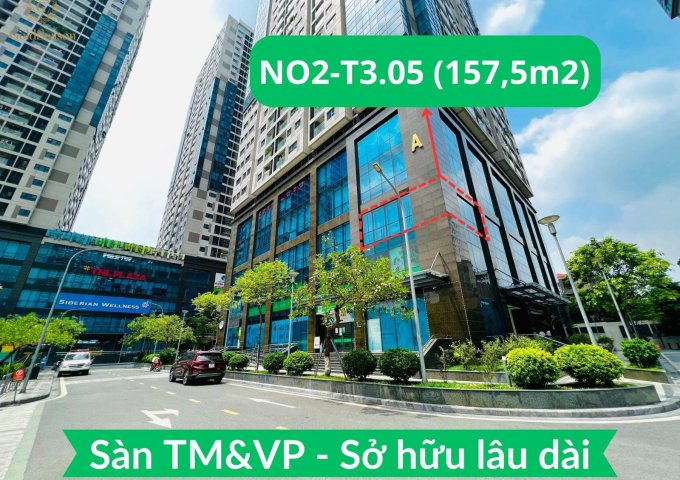 Bán lô góc sàn văn phòng 157,5m2 - Sở hữu lâu dài đỉnh nhất quận Thanh Xuân tiền thuê 470tr/năm