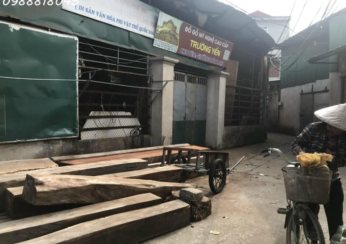 Thanh lý xưởng gỗ Phù Khê, Bắc Ninh - 598m2, lô góc, mặt tiền 21m và 31m. Miễn TG