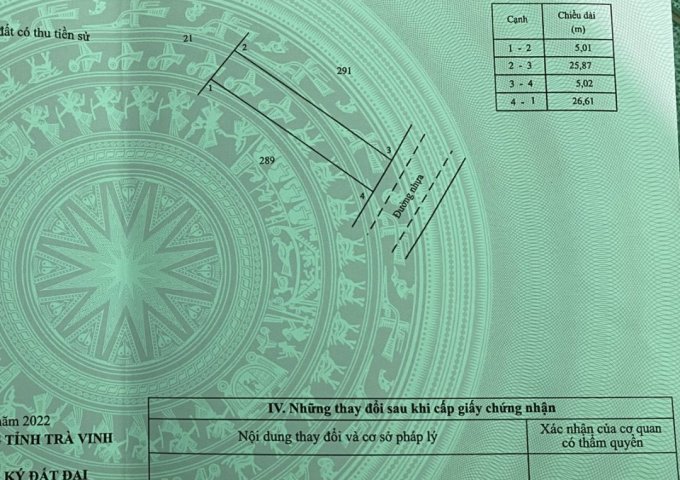 ĐẤT ĐẸP - GIÁ TỐT – CHÍNH CHỦ Cần Bán Gấp Lô Đất Tại huyện Châu Thành - Trà Vinh