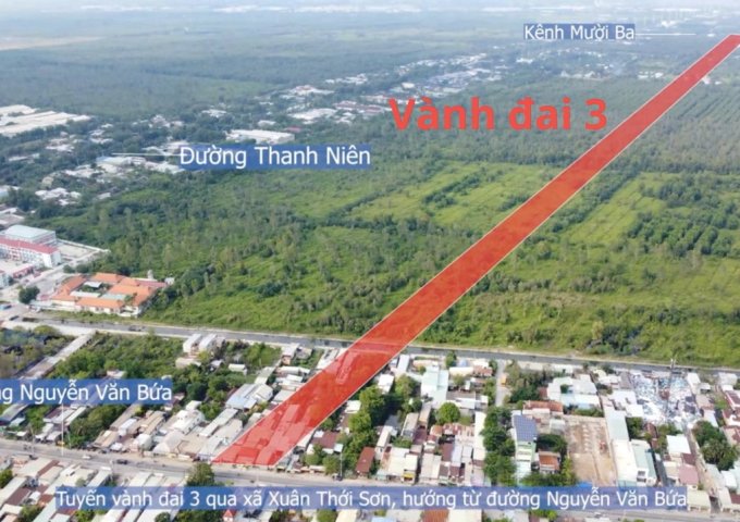 Bán 7.900m2 đất mặt tiền xã Xuân Thới Sơn H.Hóc Môn 5 triệu/m2