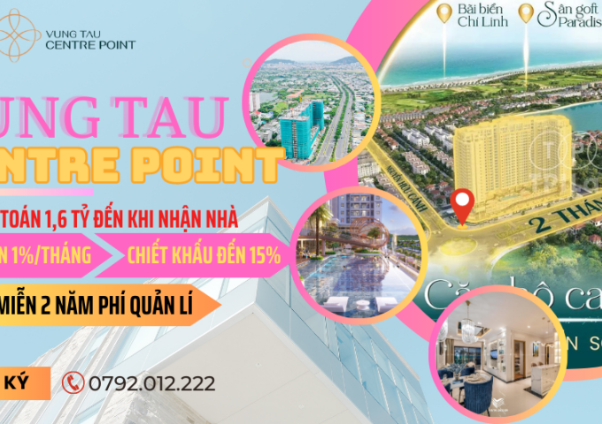 (3PN View ĐẸP NHẤT) sở hữu lâu dài, dự án căn hộ Cao cấp nhất Vung Tau Centre Point. View toàn cảnh siêu đẹp. Chiết khấu đến 15%, Vay ưu đãi 45%