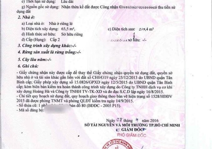 BÁN NHÀ CHÍNH CHỦ HẺM 72 Hoàng Bật Đạt,p15 Quận Tân Bình -112m2-8,7tỷ