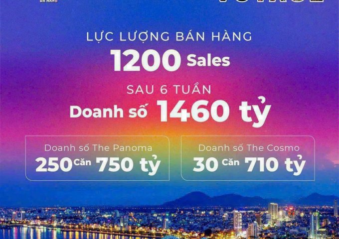 Sức nóng của căn hộ sun cosmo Đà Nẵng chỉ với 6 tuần mở bán