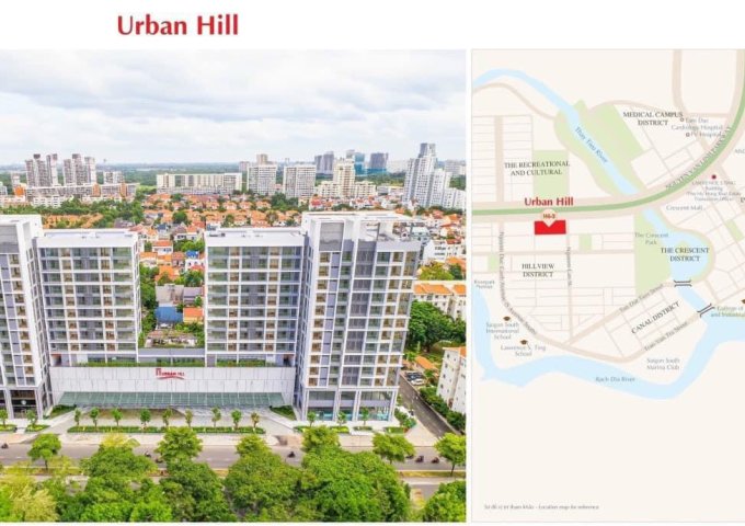 Phú Mỹ Hưng mở bán Shop Urban Hill mặt tiền đường Nguyễn Văn Linh , sở hữu lâu dài