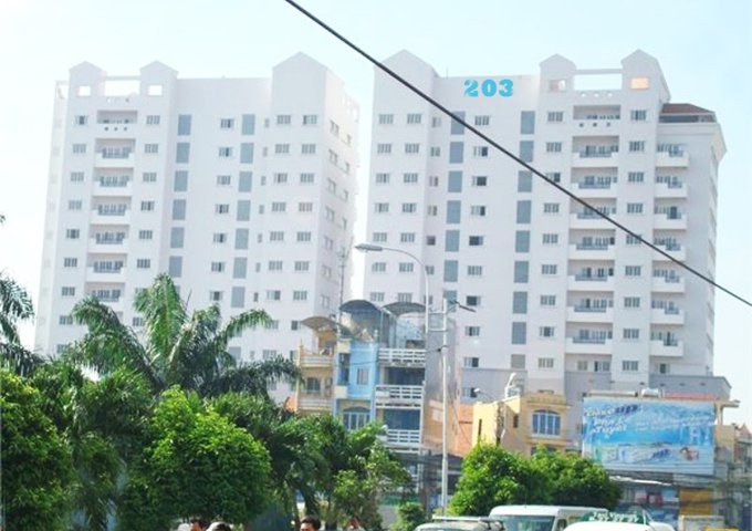 Cho thuê căn hộ cao cấp 203 Nguyễn trãi Q.1, DT 55m2,1PN Đủ nội thất