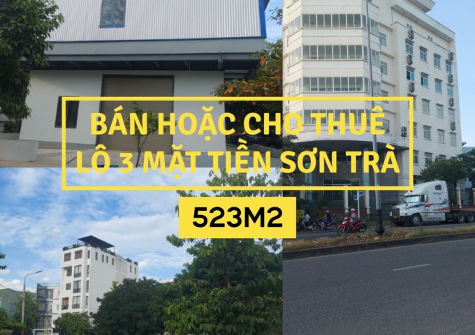 Cho thuê lô đất 3 mặt tiền đường Mân Quang, quận Sơn Trà