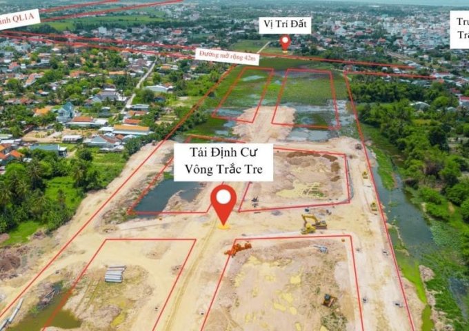 Đất full thổ, sổ sẵn trung tâm TT Vạn Gĩa kề khu tái định cư cao tốc Vân Phong, Nha Trang.