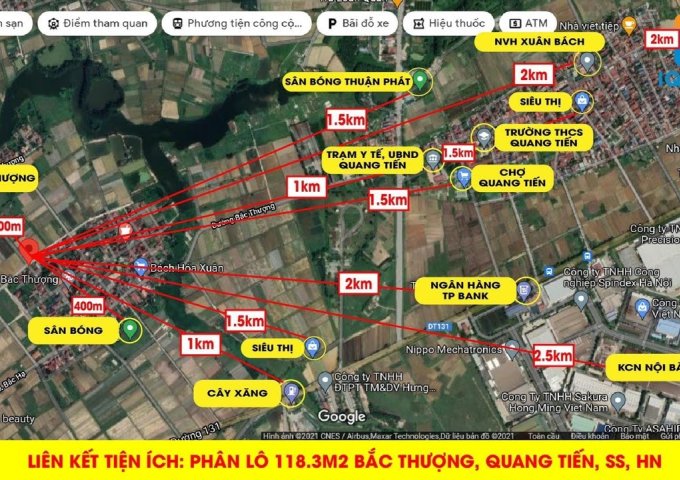 Cần bán đất bìa làng Quang Tiến Sóc Sơn cạnh kcn Nội Bài Giá cực tốt