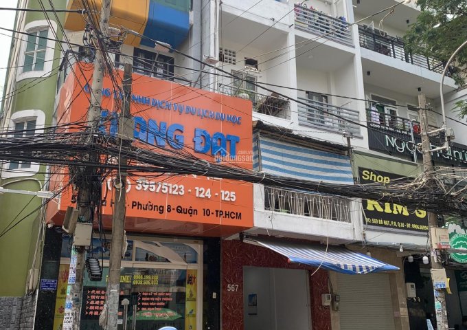 Cho thuê mặt tiền 4x25m khu chợ vải Lý Thường Kiệt phường 8 Tân Bình