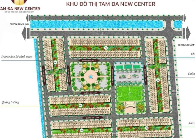 Bán lô nhìn vườn hoa dự án Tam Đa, Yên Phong, Bắc Ninh 0977 432 923 