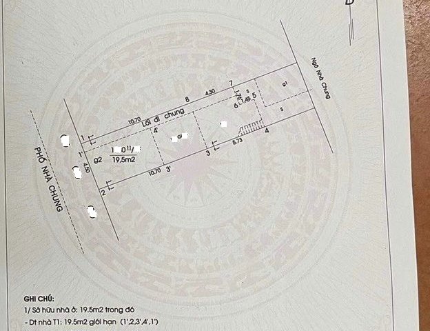 Bán 100m3T MẶT PHỐ MT4,5m Vỉa Hè Quận H/Kiếm 74 Tỷ Nhà Chung.