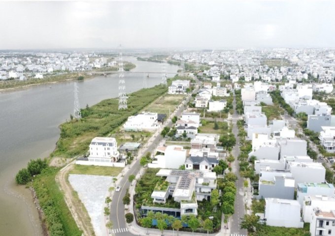 Bán đất biẹt thự Nguyễn Đình Thi, khu Đảo VIP Hoà Xuân, Cẩm Lệ, Đà Nẵng. View sông giá rẻ