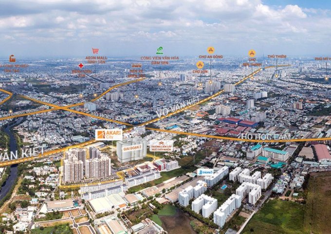 Mở bán căn hộ Akari City Bình Tân giáp Quận 6, 8. Thanh toán 30% trong 16 tháng vào nhận nhà ở ngay 
