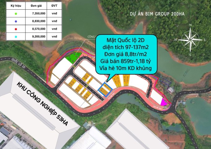 Khu đất 2 mặt tiền đẳng cấp sẵn sổ 2 mặt tiền ngay tại cổng Cụm công nghiệp