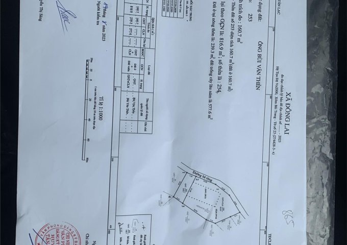 Chính chủ cần bán lô full thổ cư, giá đầu tư , Xã Đông Lai, Tân Lạc, Hòa Bình