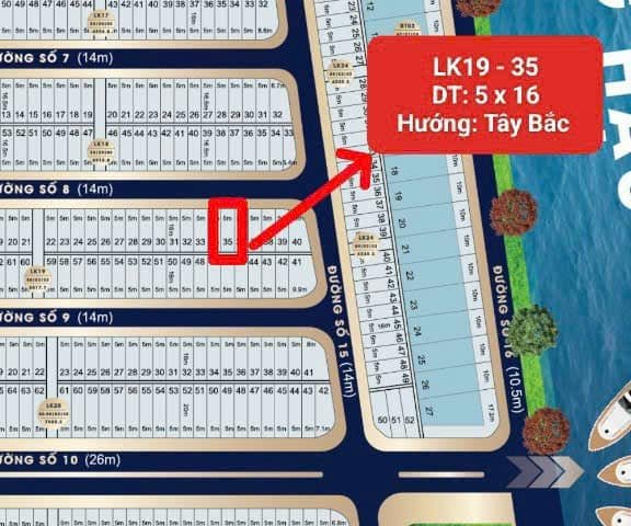 Bán nền đường số 8 KDC Vạn Phát Sông Hậu, thị trấn Mái Dầm, Châu Thành, Hậu Giang