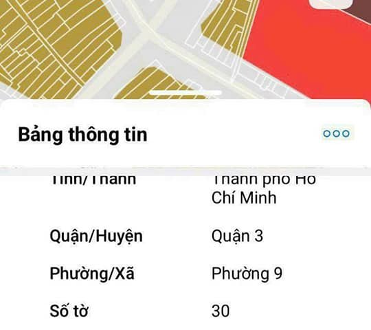 bán nhà Nguyễn Thông , phường 9 , quận 3, dt 3,2 x 9