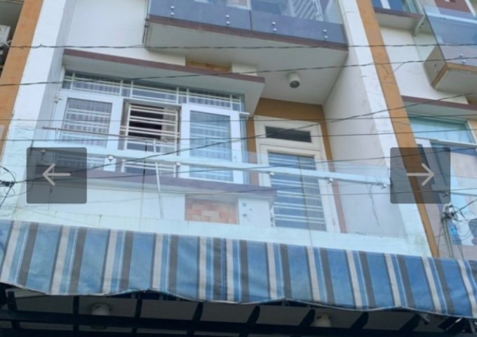 Nhà 3 tầng, 4x14m, Dt 66m². Giá 3ty85. đường số 6, P Bình Hưng Hoà B, Q Bình Tân.
