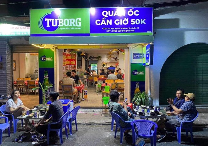 SANG NHƯỢNG QUÁN ỐC CẦN GIỜ ĐỊA CHỈ 433/7 SƯ VẠN HẠNH, PHƯỜNG 10, QUẬN 12, THÀNH PHỐ HỒ CHÍ MINH