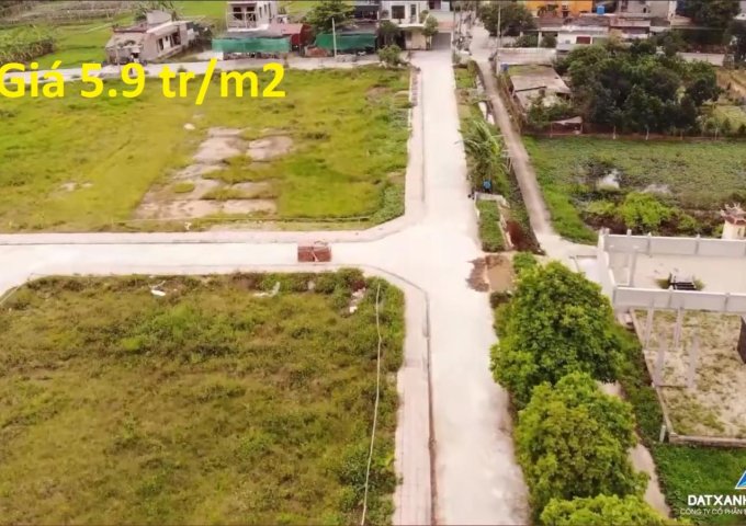 Bán đất giá rẻ ven thành phố Thái Bình giá 5.9 tr/m2, giá gốc 9 tr/m2