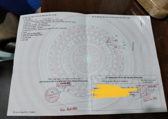 NHÀ ĐẸP - GIÁ TỐT - Cần Bán Căn Nhà Vị Trí Đắc Địa Tại 944, Xã Hoà Lộc, Huyện Tam Bình, Vĩnh Long