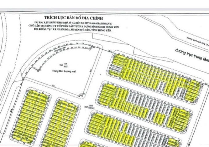KHU ĐÔ THỊ  BẾN XE TX MỸ HÀO, HƯNG YÊN