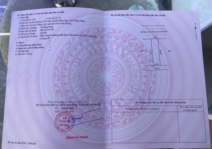 ĐẤT ĐẸP - GIÁ TỐT - Cần Bán Nhanh  Một Cặp Nền Tại Hồng Ngự, Đồng Tháp