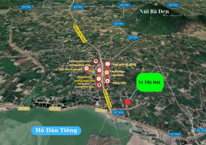 Đất trung tâm hành chính huyện Dương Minh Châu, Tây Ninh