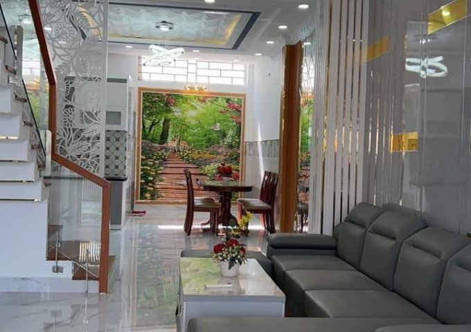Nhà biệt thự  xinh Đào Tông Nguyên
 Ngang 4 x17 đúc mới 4 tấm Nhà bè hơn 6 tỷ vay ngân hàng thoải mái