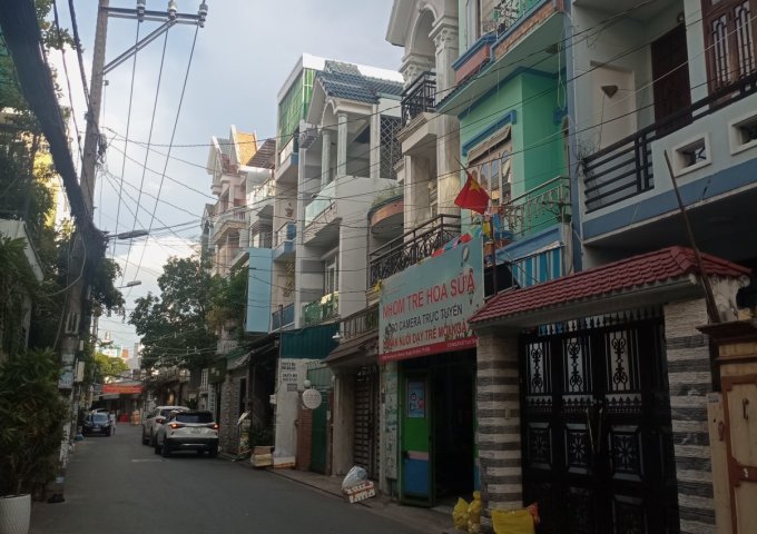 Bán nhà hẻm xe hơi đường Phan Huy Ích p15 quận Tân Bình, 76m2, 3 tầng, SHR