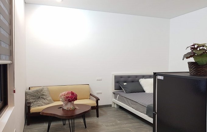 Cho thuê căn hộ mới đẹp giá rẻ tại Đội Cấn, Ba Đình, 25m2, 1PN, đủ đồ hiện đại