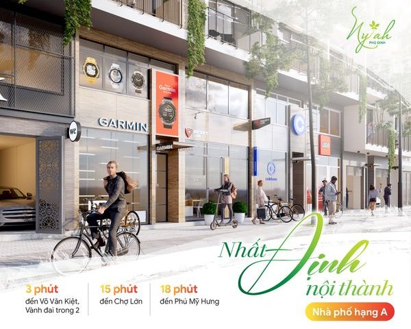 BÁN NHÀ PHỐ LIỀN KỀ NY'AH PHÚ ĐỊNH -Q.8