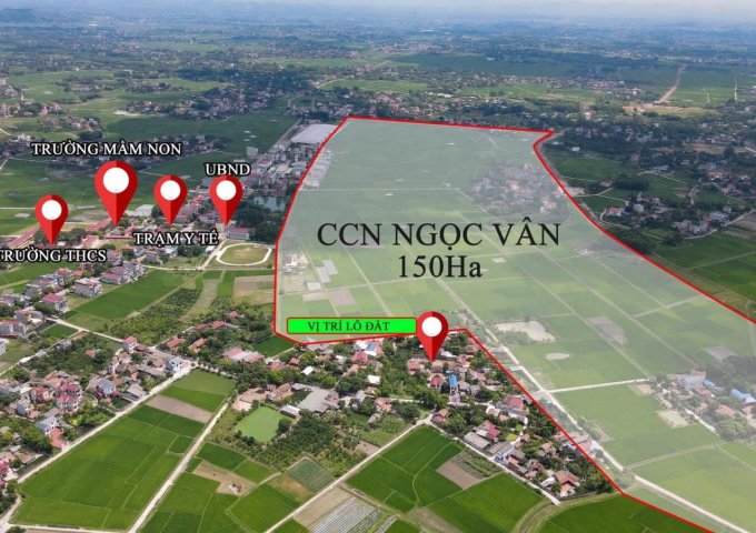 Cần bán 620m đất giữa khu công nghiệp tại Bắc Giang đầu tư tăng trưởng cao giá cắt lỗ