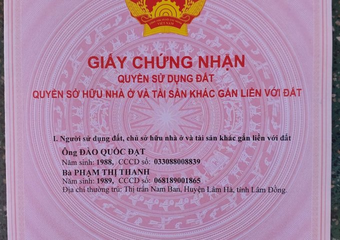 Bán Đất Khu hòa lạc, Thị Trấn Đinh Văn, Lâm Hà , Lâm Đồng.