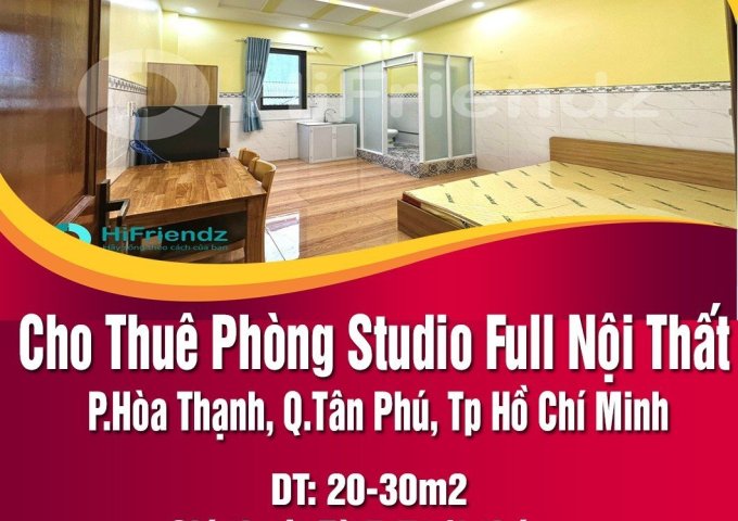 Cho Thuê Phòng Studio Full Nội Thất Từ 20-30m2 Sát Trường Đại Học Hồng Bàng
