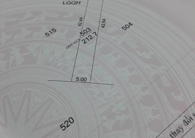  Đất 214m2 mặt tiền đường nhựa ĐH3 Chà Là Dương Minh Châu Tây Ninh