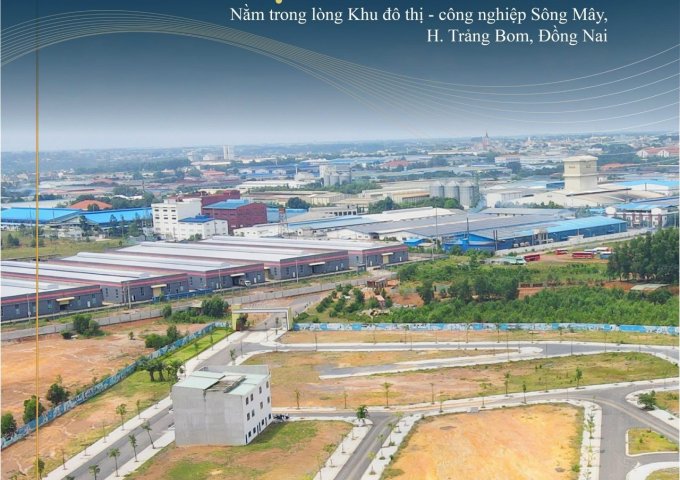 Bán đất ngay kcn Sông Mây, Trảng Bom, đường nhựa,DT 100m2 thổ cư 100%. shr