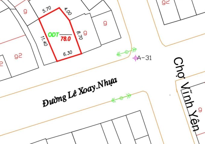 Bán nhà 3 tầng mặt phố Lê xoay, Ngô quyền, Vĩnh yên, Vĩnh Phúc. LH: 098.991.6263