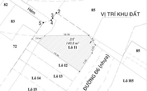 Chính chủ cần bán 2 nền đất liền kề KDC Bình Minh, phường Bình An. Q2