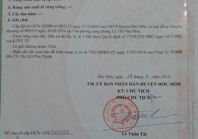 Chính Chủ Cần Bán Nhà xưởng xã Xuân Thới Đông, Huyện Hóc Môn, TP.HCM