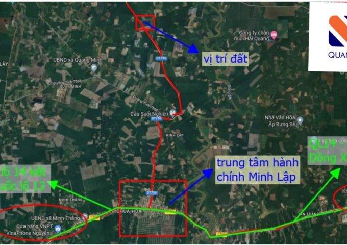 MINH LẬP CENTRAL - Bán đất giá siêu tốt Minh Lập, Chơn Thành, Bình Phước