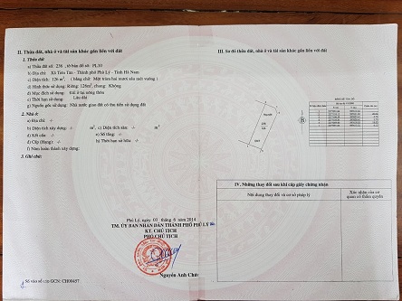 BÁN 2 LÔ ĐẤT ĐƯỜNG 68M VỊ TRÍ TẠI TIÊN TÂN, PHỦ LÝ, HÀ NAM Diện tích 104m2 và 126m2