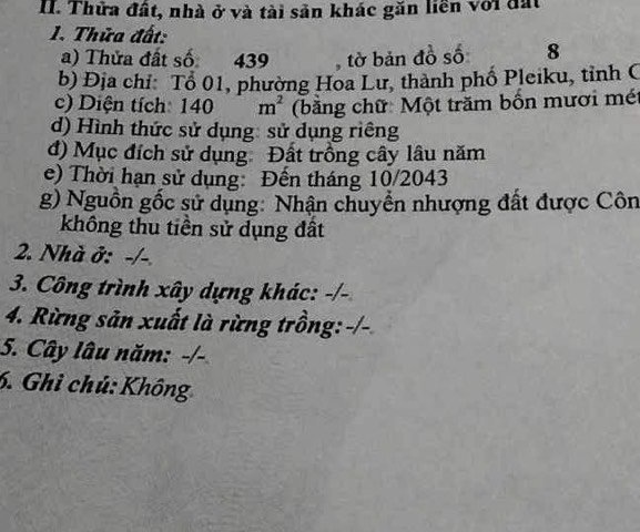 BÁN ĐẤT TẶNG NHÀ C4, HẺM 4M TÔN THẤT THUYẾT - TỔ 1 phường Hoa Lư.