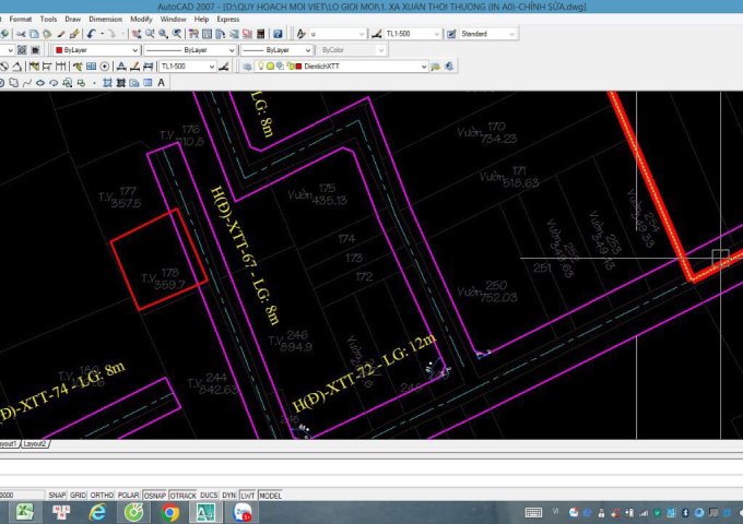 Bán lô đất sau chợ đầu mối Hóc Môn, xã Xuân Thới Thượng, TP HCM