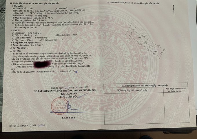 Chính Chủ Cần Bán đất thị trấn Yên Viên, huyện Gia Lâm, tp Hà Nội