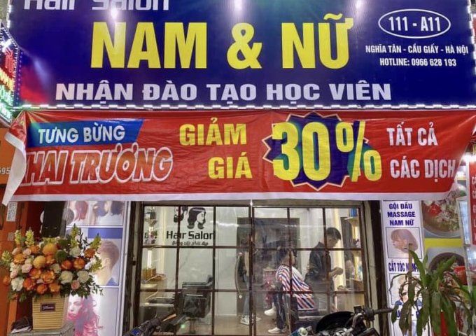 CẦN SANG NHƯỢNG SALON ĐỊA CHỈ; 111A11 Nghĩa Tân - Cầu Giay - Hà Nội