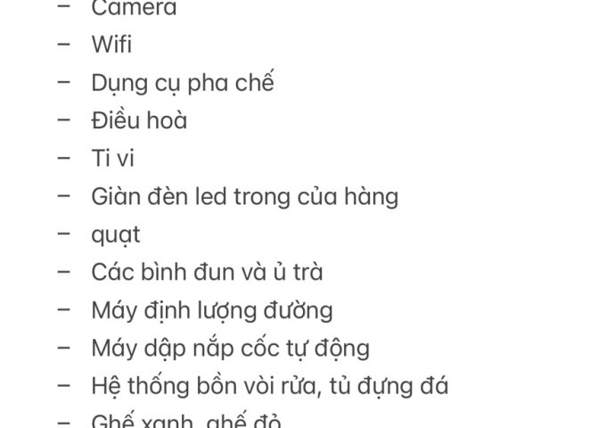 Chính chủ sang nhượng lại quán trà sữa Địa chỉ: 289 Nguyễn Khang, Cầu Giấy, Hà Nội.