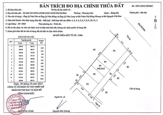 Chính chủ cần bán nhà mặt phố Xã Đàn lớn, Phường Phương Liên, Đống Đa, Hà Nội.