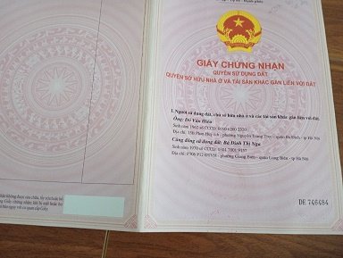 CHÍNH CHỦ CẦN BÁN LÔ ĐẤT ĐẸP TẠI HUYỆN LÂN THAO - TỈNH PHÚ THỌ